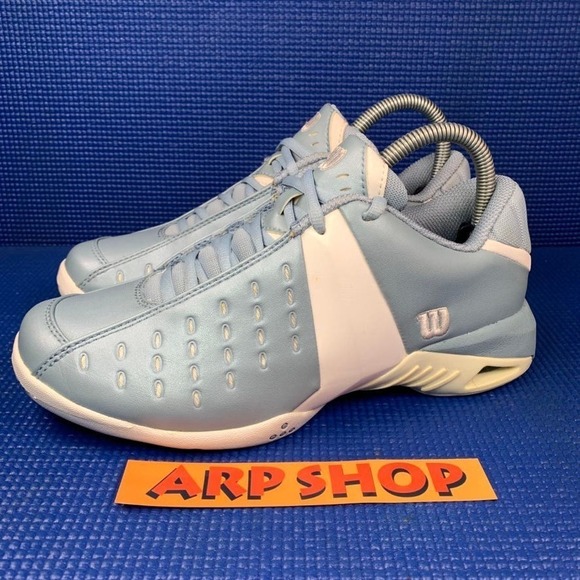Wilson Shoes - WILSON DST 02 CUSHIONING Women`s Size 8 Blue White Tennis Shoes S1411